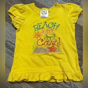 Baby girl appliqué top